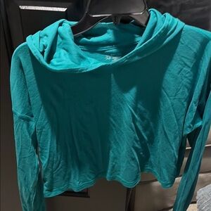 Aerie Green Cropped Women's Hoodie